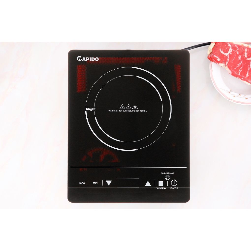 RC2000ES Bếp hồng ngoại Rapido RC2000ES Công Suất 2000w Phù Hợp Mọi Loại Nồi