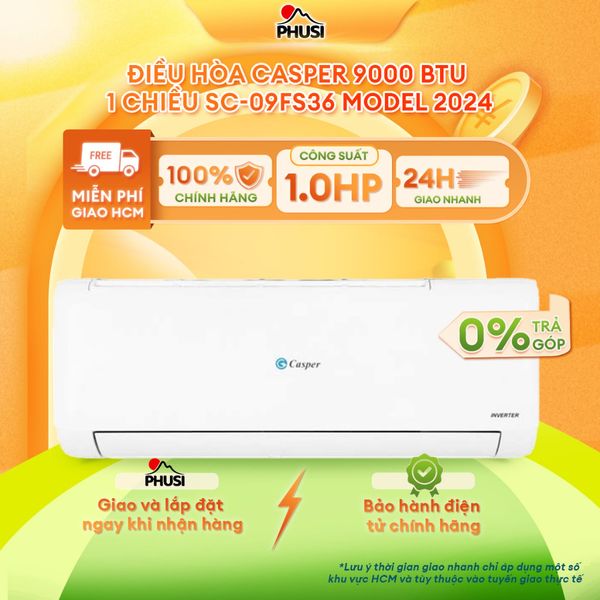 Điều Hòa Casper 9000 BTU 1 Chiều SC-09FS36