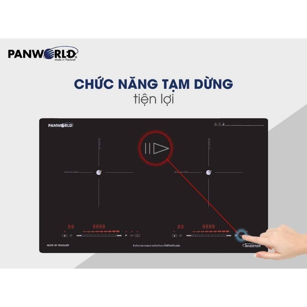 Bếp Điện Từ Đôi PANWORLD PW-1981 Bảo Hành 24 Tháng Chính Hãng Thái Lan