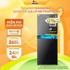 Tủ lạnh Panasonic Inverter 268 lít NR-TV301VGMV [MIỄN PHÍ GIAO HÀNG - LẮP ĐẶT]