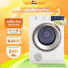 Máy Sấy Thông Hơi Lồng Ngang Electrolux 8.5 kg EDS854J3WB