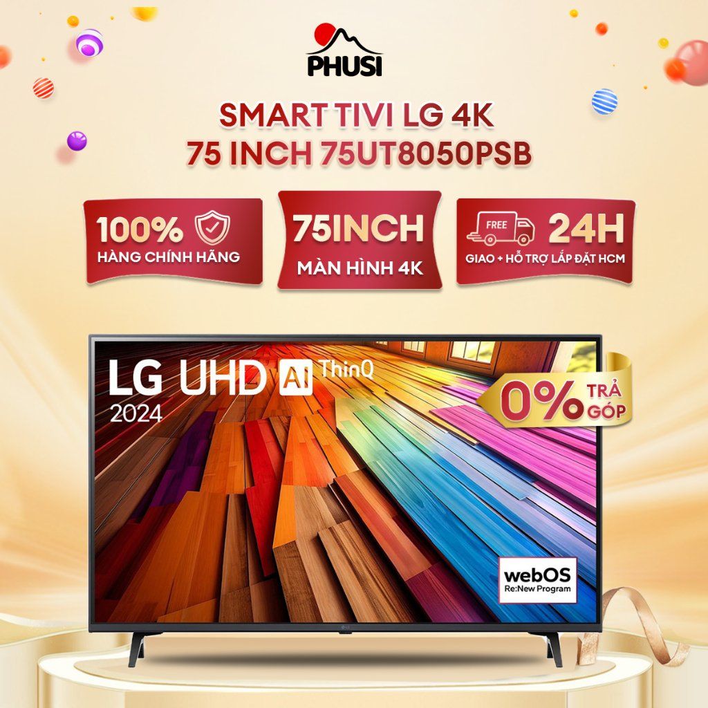Smart Tivi LG 4K 75 inch 75UT8050PSB