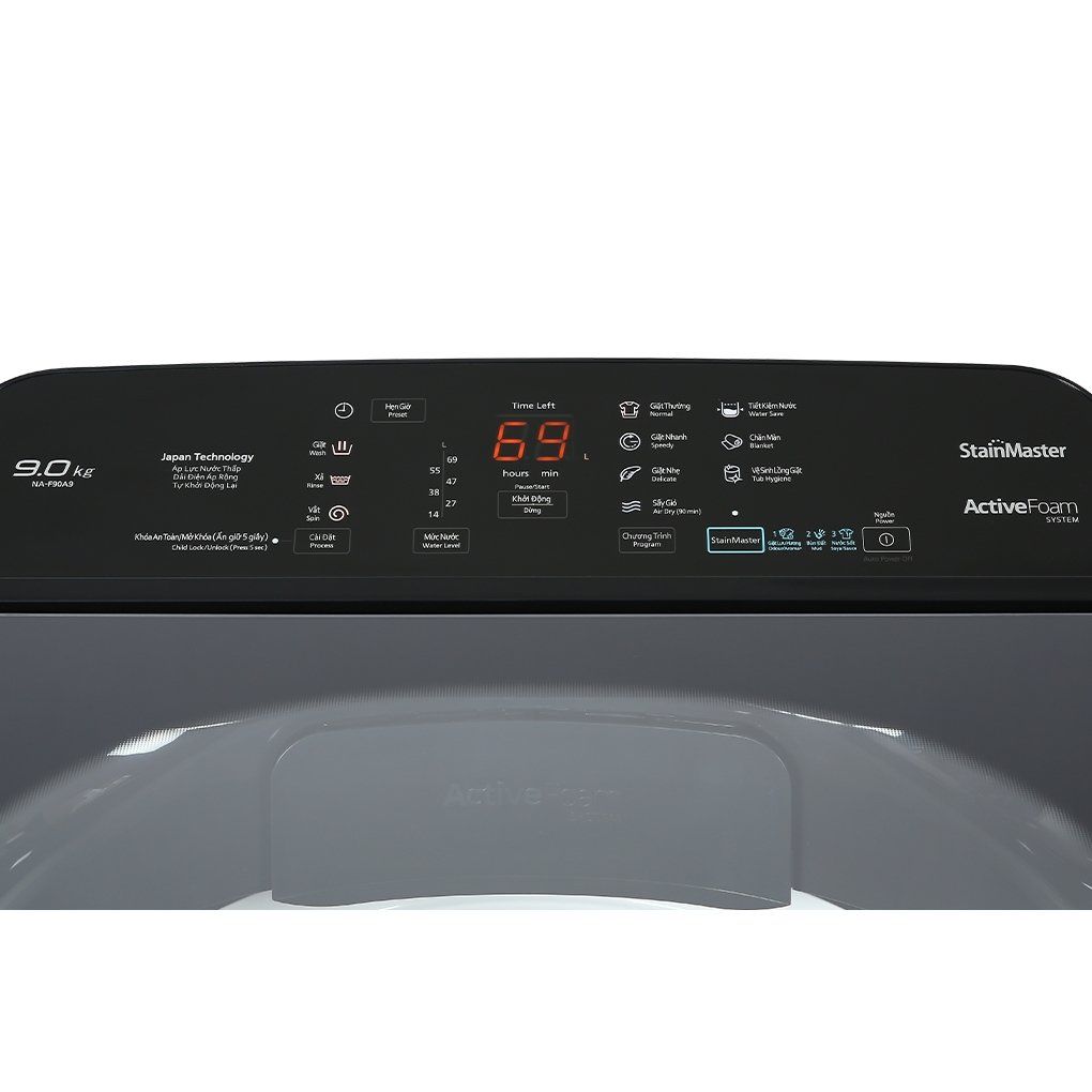 Máy Giặt Lồng Đứng Panasonic 9 Kg NA-F90S10BRV