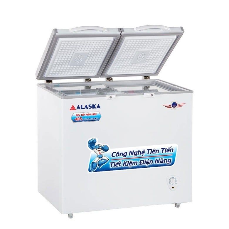 Tủ đông mát 500 lít Alaska BCD-5068N 2 ngăn 2 cánh