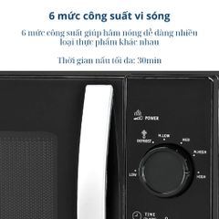 Lò vi sóng Whirlpool để bàn 20L MS2003WV - Bảo Hành 2 Năm