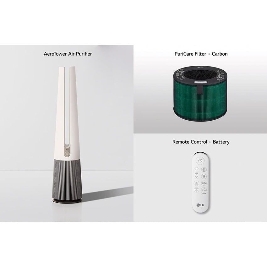 Máy lọc không khí LG PuriCare AeroTower Hit FS15GPBK0.ABAE 40W