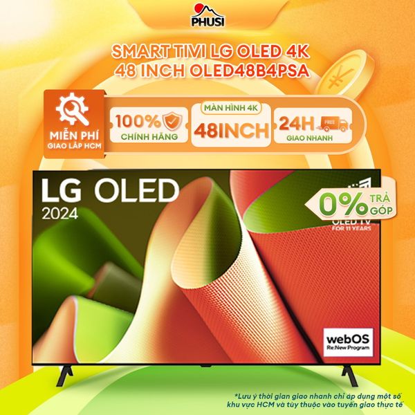 Smart Tivi LG OLED 4K 48 inch OLED48B4PSA -