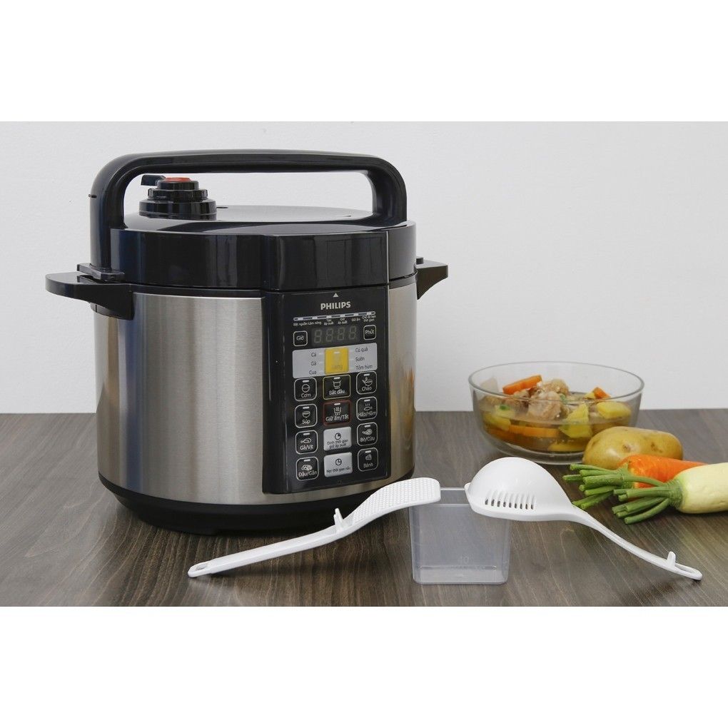 Nồi áp suất điện tử PHILIPS 5L HD2136/66 - Hàng Chính Hãng