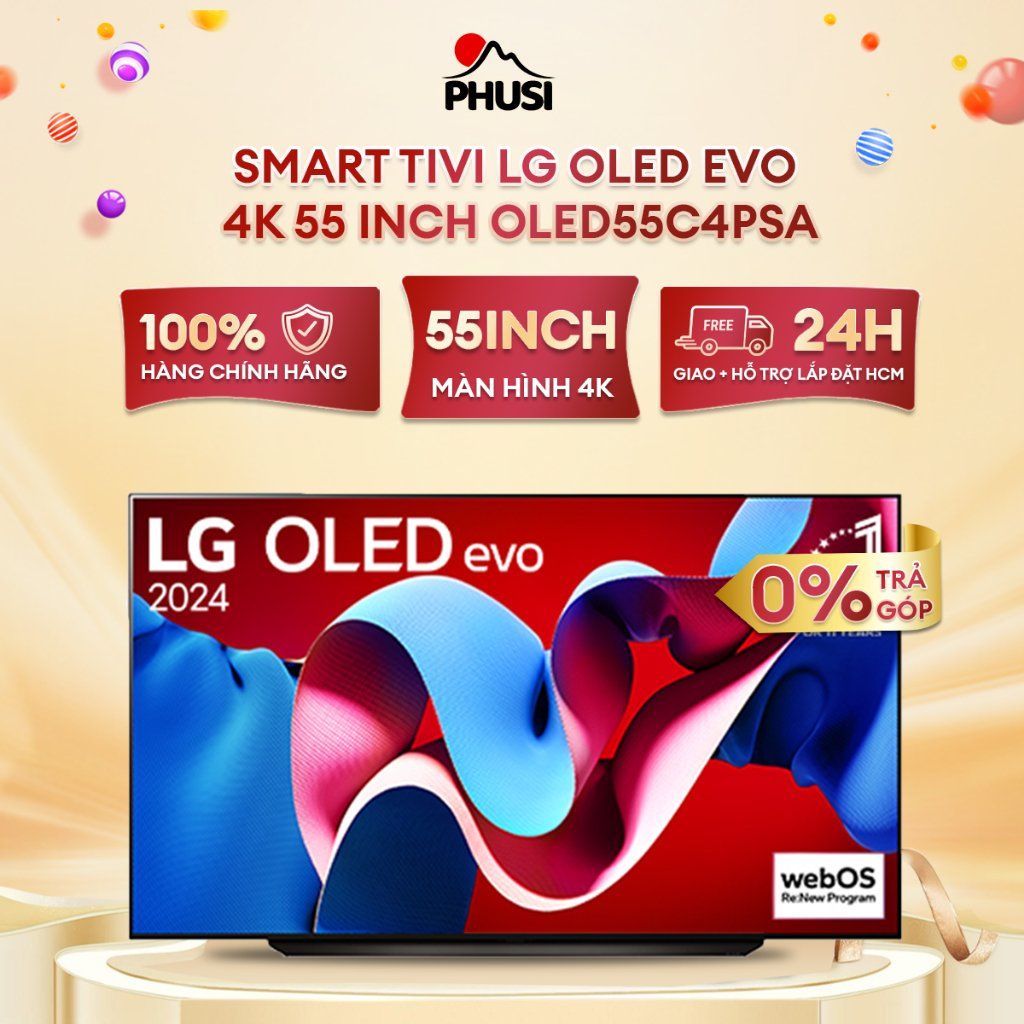 Smart Tivi LG OLED Evo 4K 55 Inch OLED55C4PSA -
