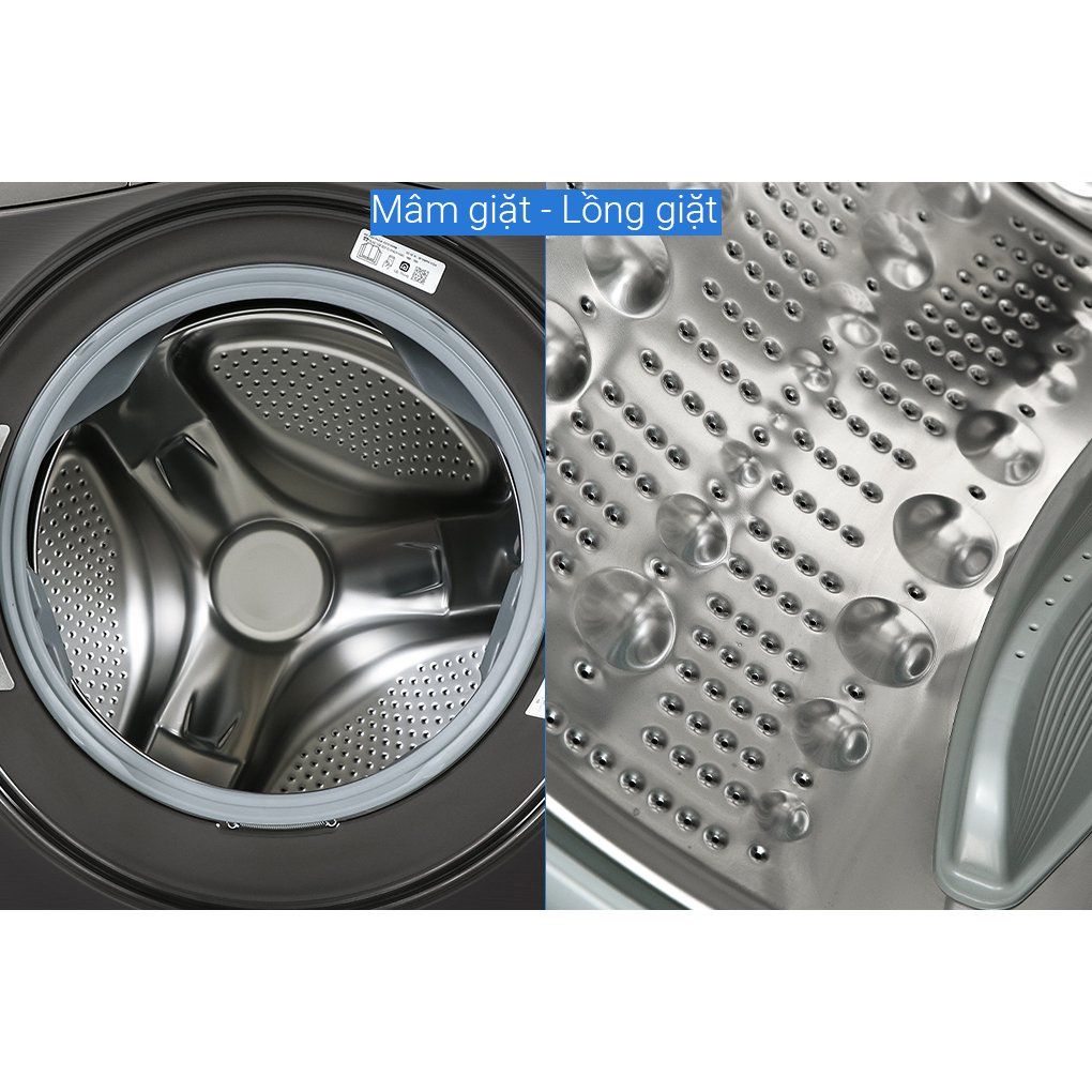 Máy Giặt Sấy Lồng Ngang LG AI DD Inverter giặt 21 kg - sấy 12 kg F2721HVRB