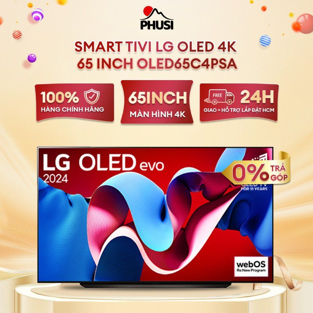 Smart Tivi LG OLED Evo 4K 65 Inch OLED65C4PSA -