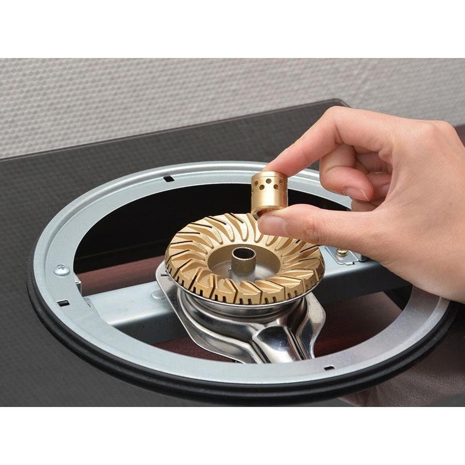 Bếp Gas Đôi 6 Tấc RINNAI RV-6 Double Glass (B) Chén Đồng Có Đầu Hâm Tiết Kiệm Gas Bảo Hành Chính Hãng 2 Năm