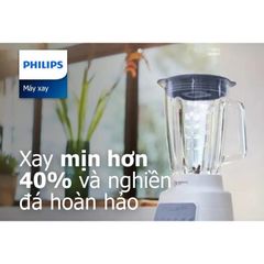Máy xay sinh tố PHILIPS HR2223 /00 700W full phụ kiện cối nhựa - Hàng Chính Hãng