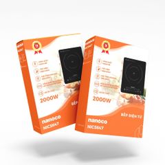 Bếp từ đơn Nanoco Model NICS647 (cảm ứng, công suất 2000W, dòng mỏng)