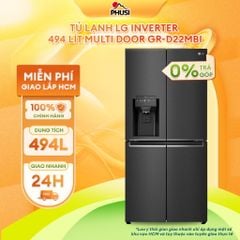 Tủ lạnh LG Inverter 494 lít Multi Door GR-D22MBI