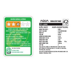 Tủ lạnh Aqua Inverter 602 lít AQR-IG696FS(GB) Bảo hành 6 tháng