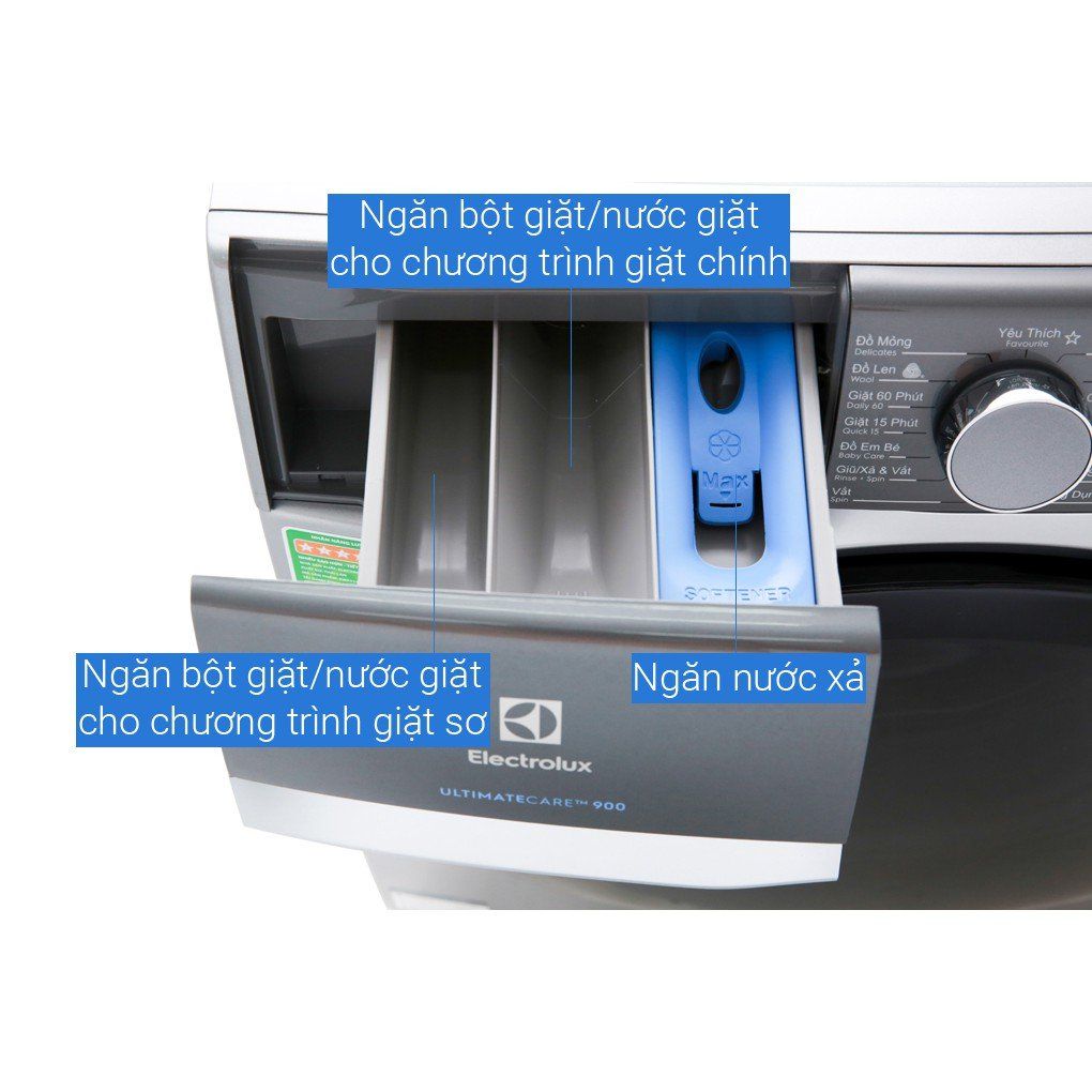Máy Giặt Lồng Ngang Electrolux Inverter 11kg EWF1141AESA - MIỄN PHÍ CÔNG LẮP ĐẶT