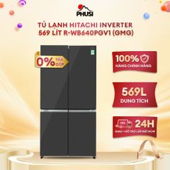 Tủ lạnh Hitachi Inverter 569 lít R-WB640PGV1 (GMG)