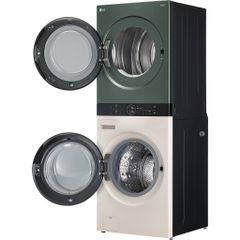 Tháp giặt sấy LG WashTower Inverter giặt 14 kg - sấy 10 kg WT1410NHEG