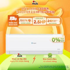 TC-24IS36 Máy lạnh Casper Inverter 2.5 HP TC-24IS36 [GIAO HÀNG MIỄN PHÍ HCM] Hàng Chính Hãng, Mới 100%