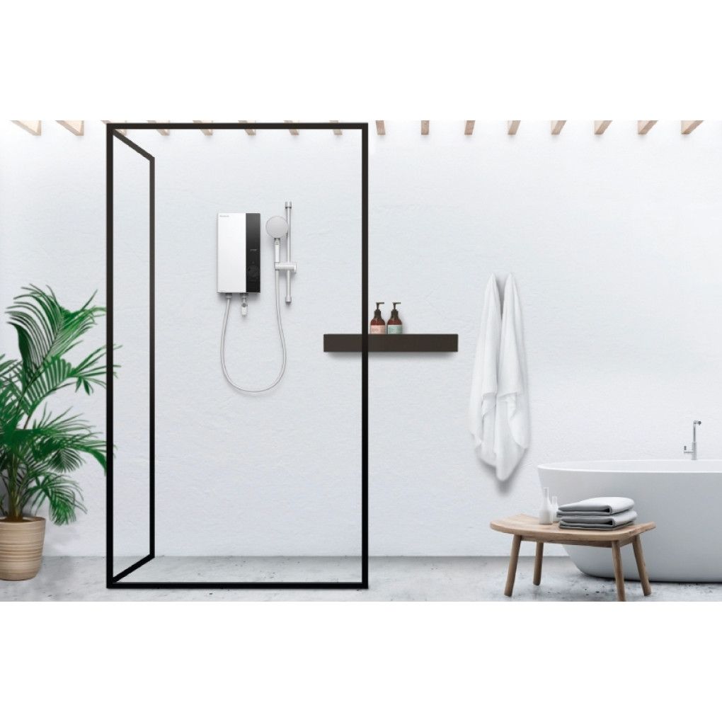 DH-4UP1VW Máy nước nóng trực tiếp Panasonic 4500W DH-4UP1VW Bơm trợ lực Hàng Chính Hãng Full Box