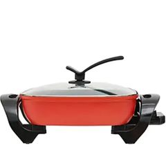 Nồi Lẩu điện Supor H30FK802VN-136 1360W - Nắp đậy Thủy tinh trong suốt, chịu nhiệt cao