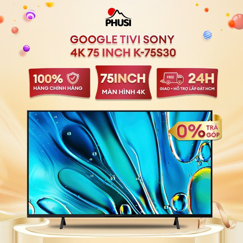 Google Tivi Sony 4K 75 inch K-75S30