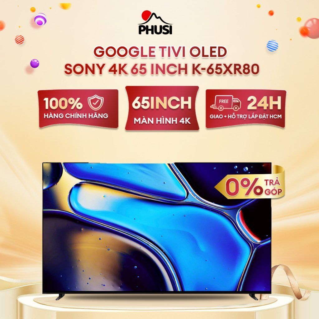 Google Tivi OLED Sony 4K 65 inch K-65XR80