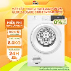 Máy Sấy Thông Hơi Lồng Ngang Electrolux UltimateCare 8 kg EDV804H3WC