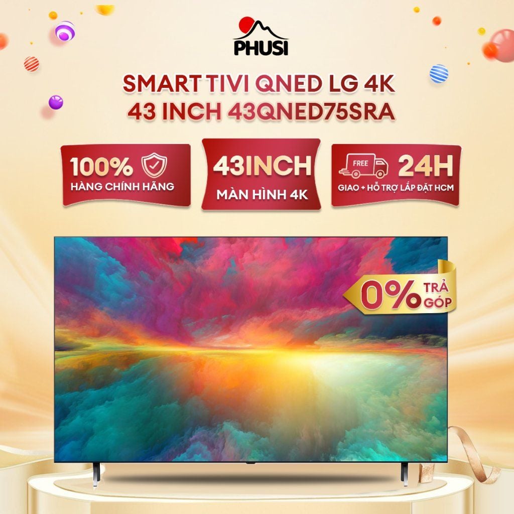 Smart Tivi QNED LG 4K 43 inch 43QNED75SRA
