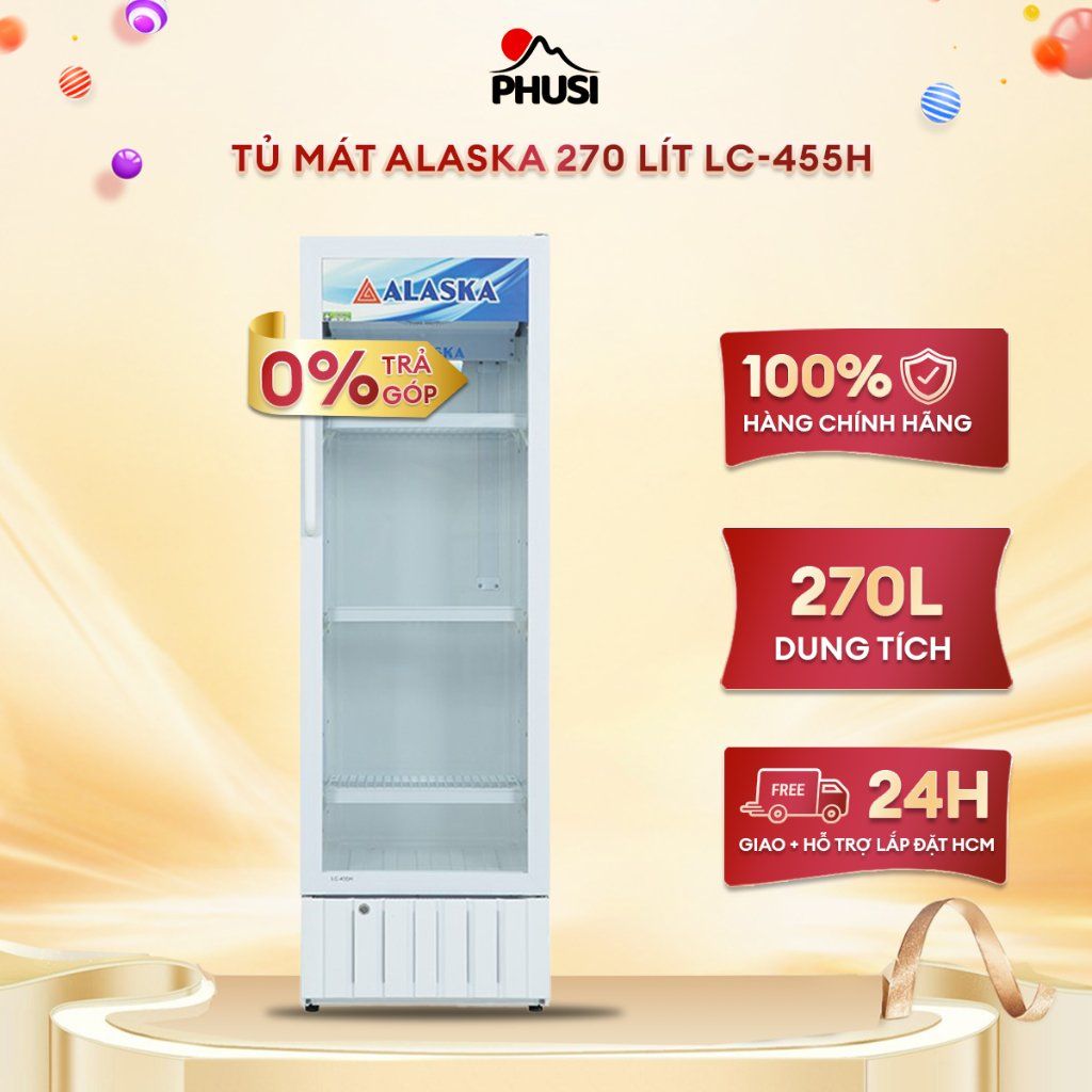 TỦ MÁT ALASKA 270 Lít LC-455H