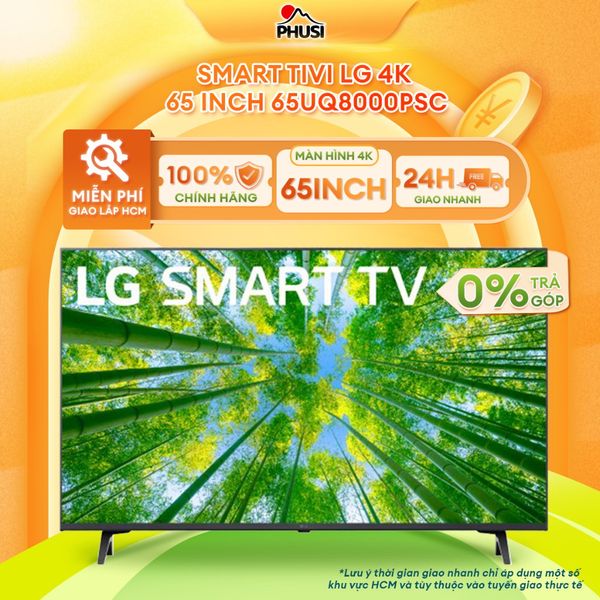 Smart Tivi LG 4K 65 inch 65UQ8000PSC