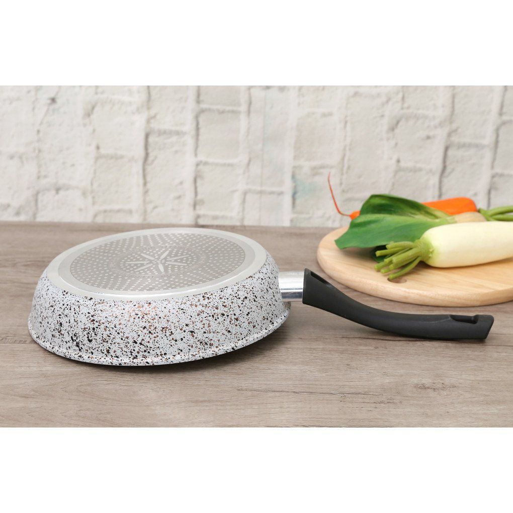 Chảo nhôm chống dính vân đá đáy từ 24 cm Supor F23A24IH -  chịu nhiệt tối đa 380 - 400 độ C