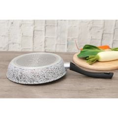 Chảo nhôm chống dính vân đá đáy từ 24 cm Supor F23A24IH -  chịu nhiệt tối đa 380 - 400 độ C