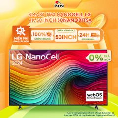 Smart Tivi NanoCell LG 4K 50 inch 50NANO81TSA