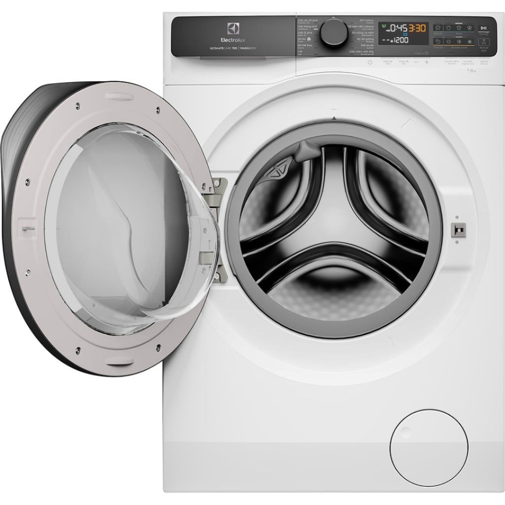Máy Giặt Sấy Lồng Ngang Electrolux Inverter 13kg sấy 9kg EWW1343R7WC [Giao lắp miễn phí HCM] Hàng Chính Hãng, Mới 100%