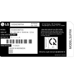 Smart Tivi QNED LG 4K 50 inch 50QNED80TSA