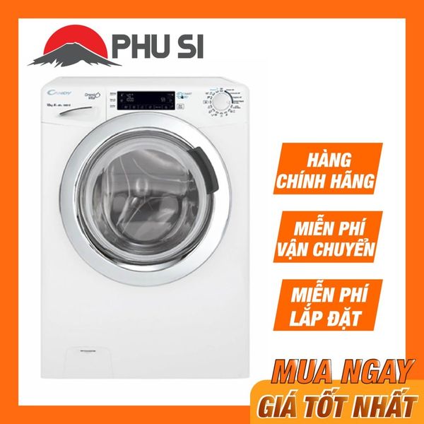 Máy Giặt Lồng Ngang Candy Inverter 10 Kg GVF1510LWHC3/1-S - [ HỖ TRỢ GIAO TỈNH ]