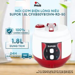 Nồi cơm điện lòng Niêu Supor 1.8L CFXB50YB13VN-RD-50