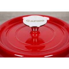 Nồi gang đúc tráng men chống dính Rapido - Nồi gang nhiều size 20cm, 22cm, 24cm RK20-RD RK22-RD RK24-RD