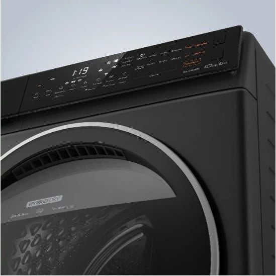 Máy Giặt Sấy Lồng Ngang Panasonic Inverter Giặt 10KG Sấy 6KG NA-S106FR1PV