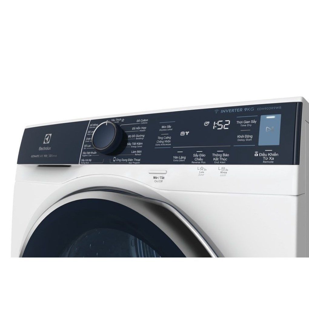 Máy sấy bơm nhiệt Electrolux 9 kg EDH903R9WB