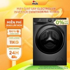 Máy Giặt Sấy Lồng Ngang Electrolux UltimateCare 700 Inverter giặt 11 kg - sấy 7 kg EWW1143R7SC