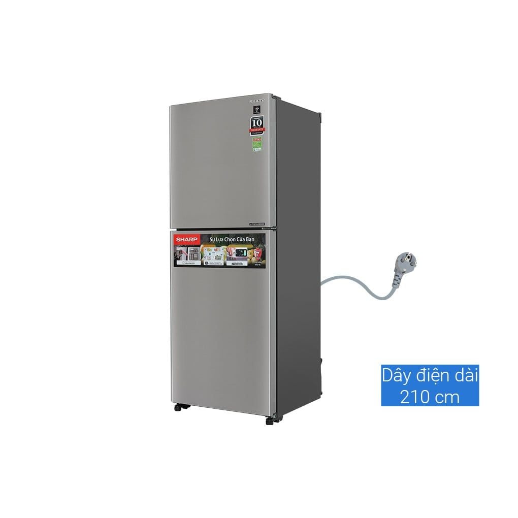 SJ-XP352AE-SL Tủ Lạnh Sharp Inverter 330 lít [Giao lắp miễn phí HCM] Bảo Hành Chính Hãng