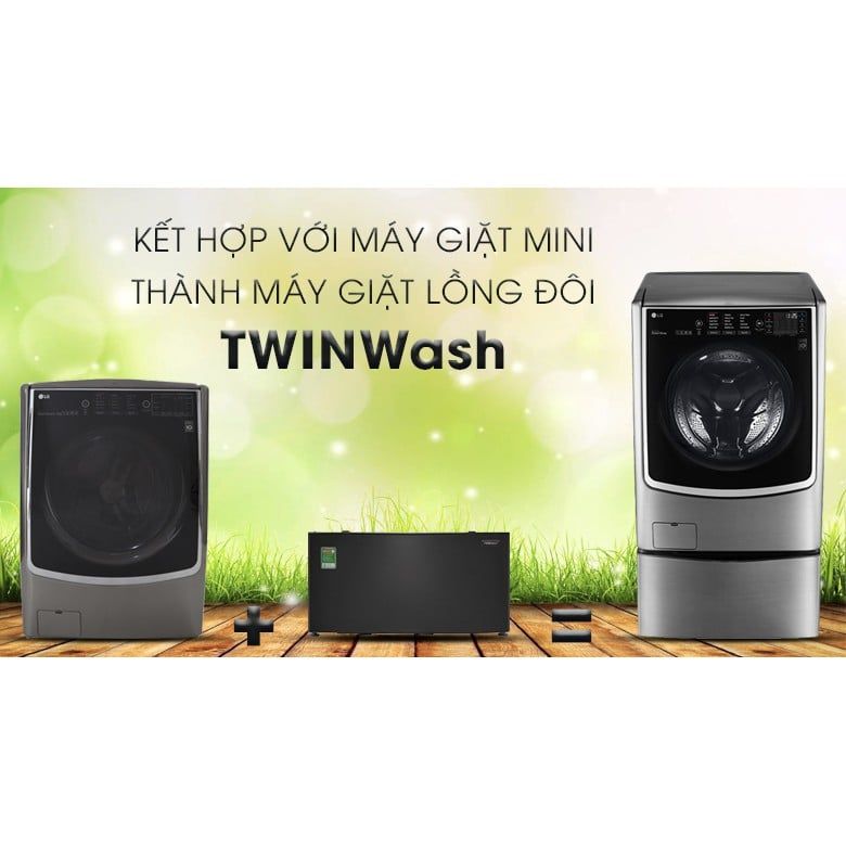 Máy Giặt Sấy Lồng Ngang LG Inverter giặt 21 kg - sấy 12 kg F2721HTTV