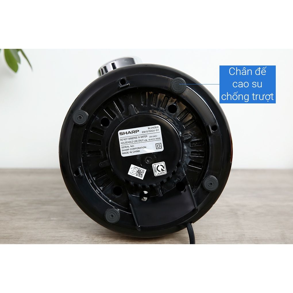 Máy xay sinh tố Sharp EM-S155GV-ST - Chính Hãng, Mới, Full Box