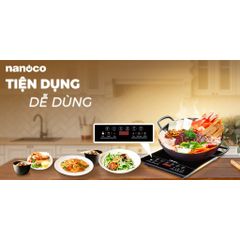 Bếp điện từ đơn Nanoco Model NICY660 (cảm ứng, công suất 1800-2000W)