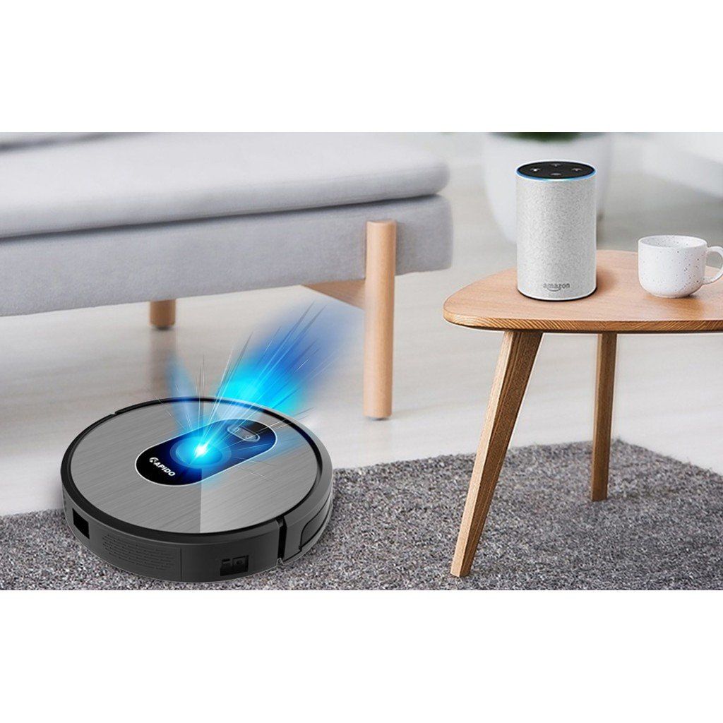 Robot hút bụi Rapido R6S kết nối WiFi, điều khiển bằng tiếng Việt thông minh