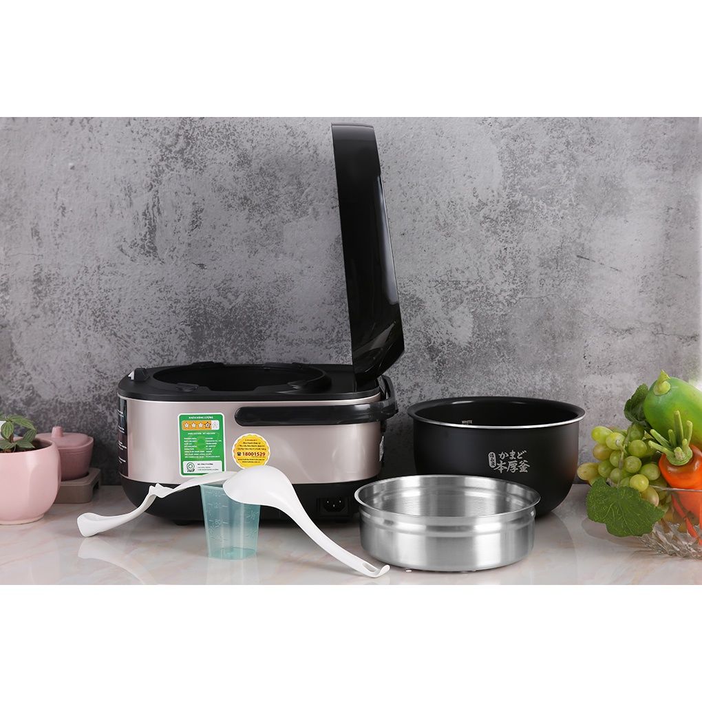 Nồi cơm điện Toshiba 1 Lít RC-10IX1PV - Chính Hãng, Mới, Full Box