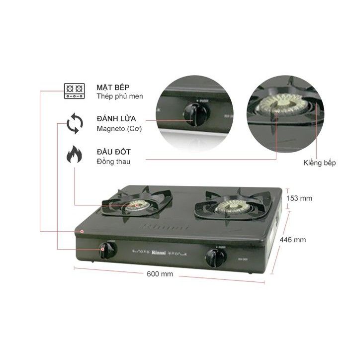 Bếp Gas Rinnai 365GN